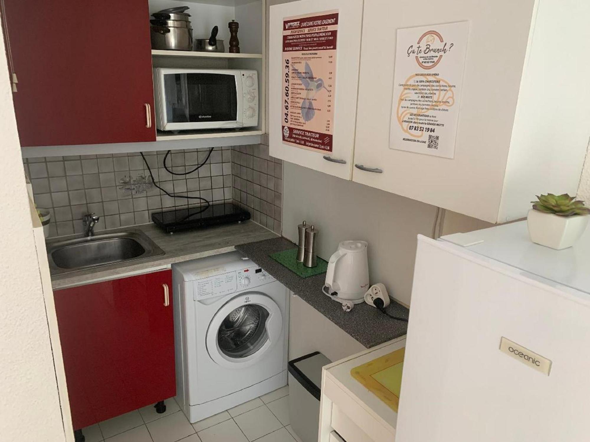 Vittoria Immobilier 12 -Reglement Sur Place - Cheques Vacances Acceptes La Grande Motte Phòng bức ảnh